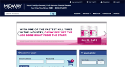 Desktop Screenshot of midwaydental.com